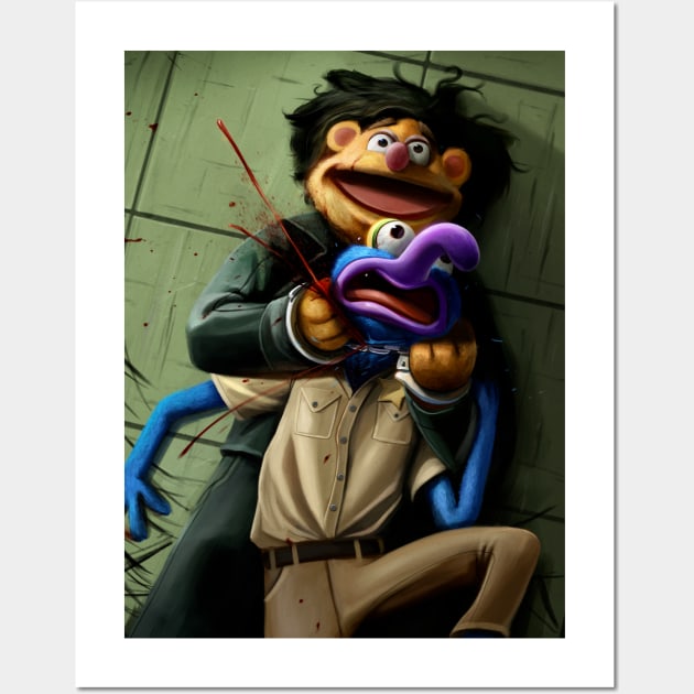 No Country for Old Muppets Wall Art by danluvisiart